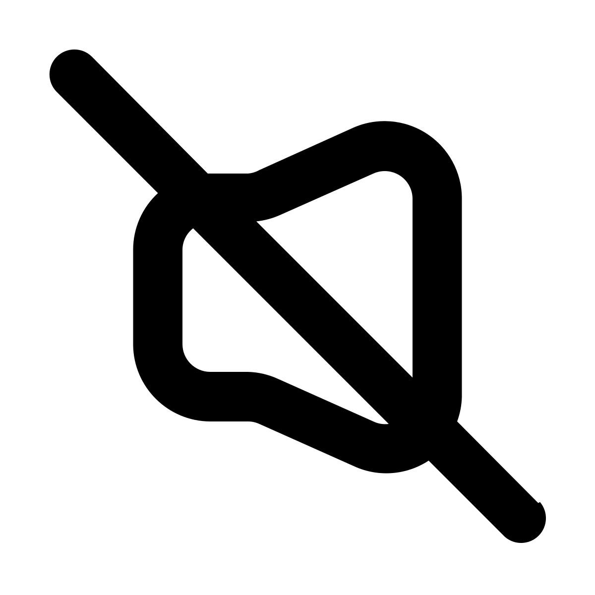 mute sound icon