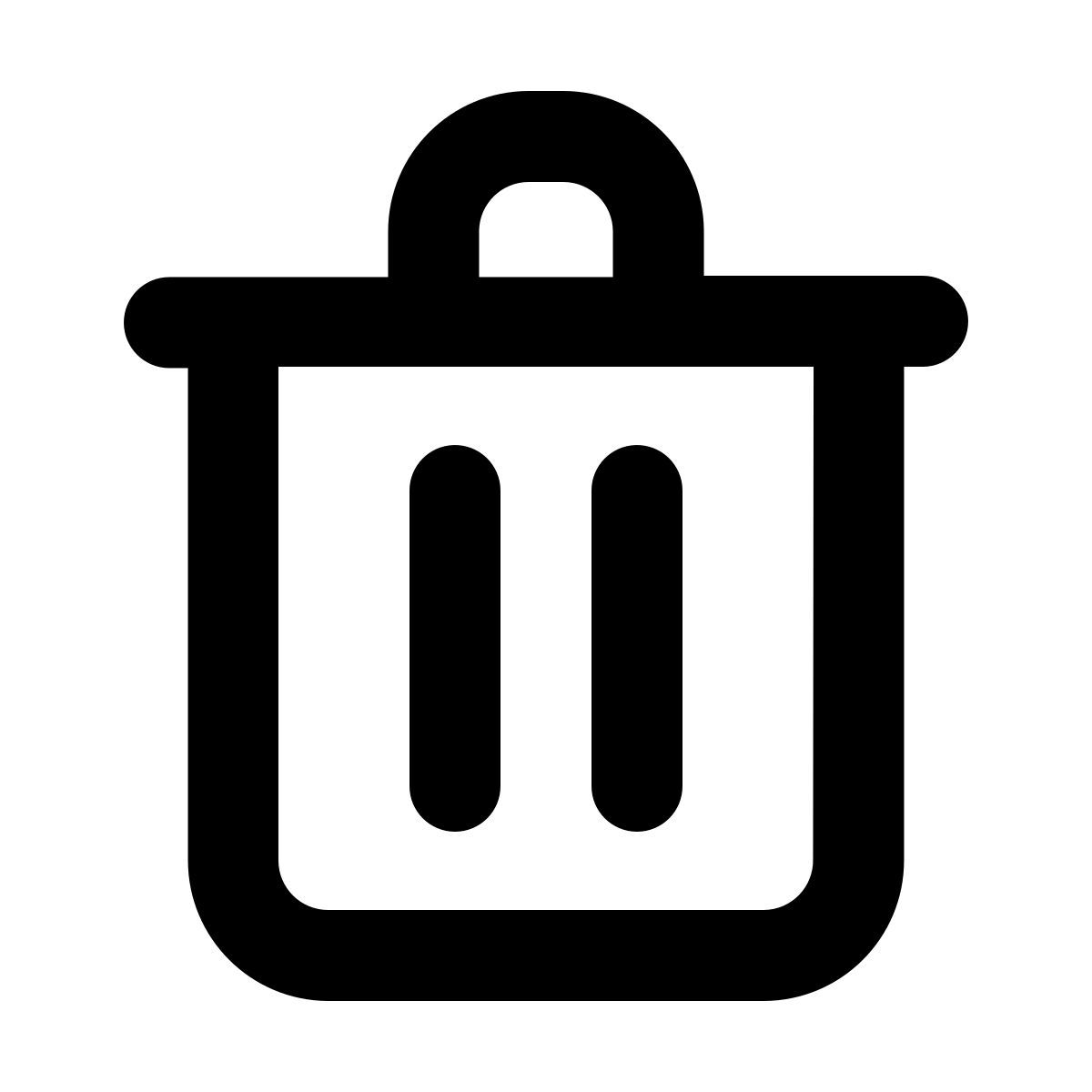 trash bin icon