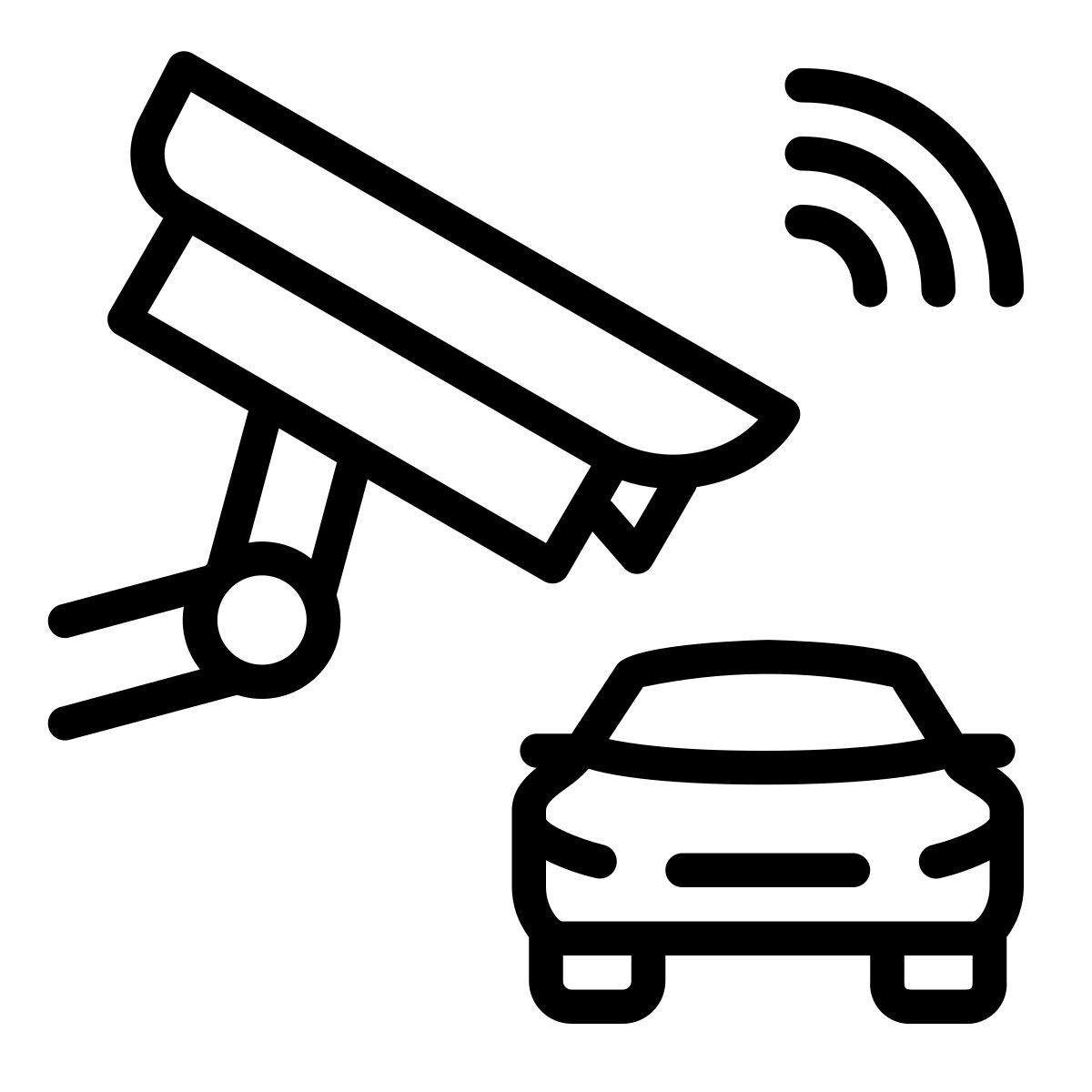 monitoraggio video icon