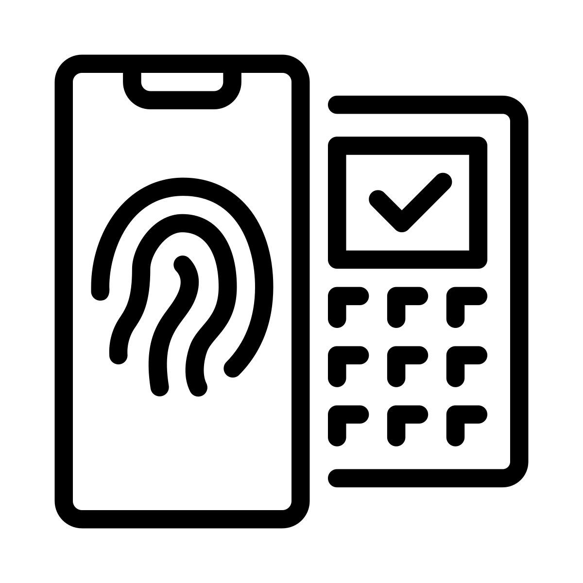 fingerprint icon