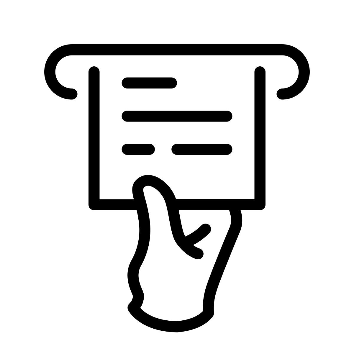 get receipt icon