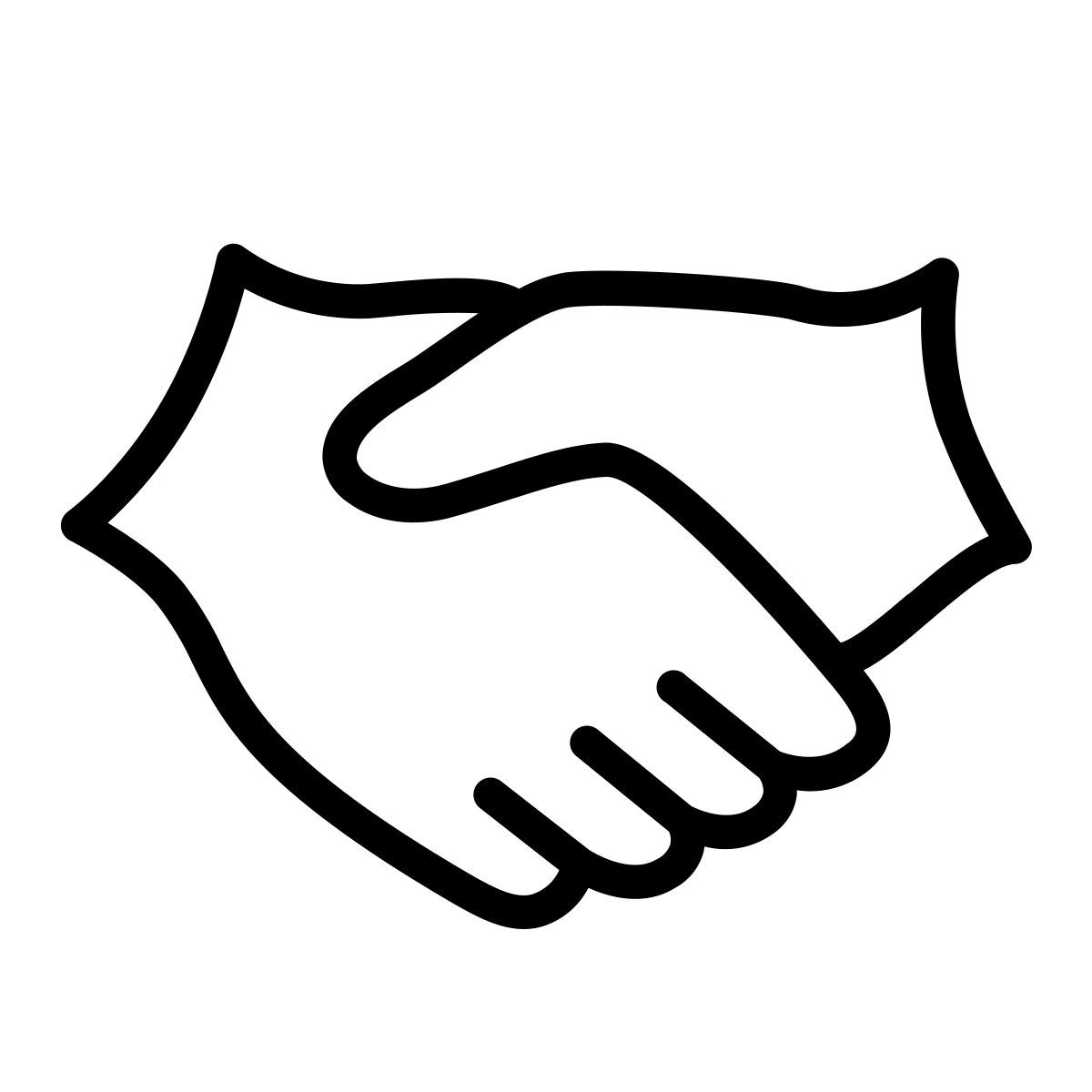 poignée de main icon