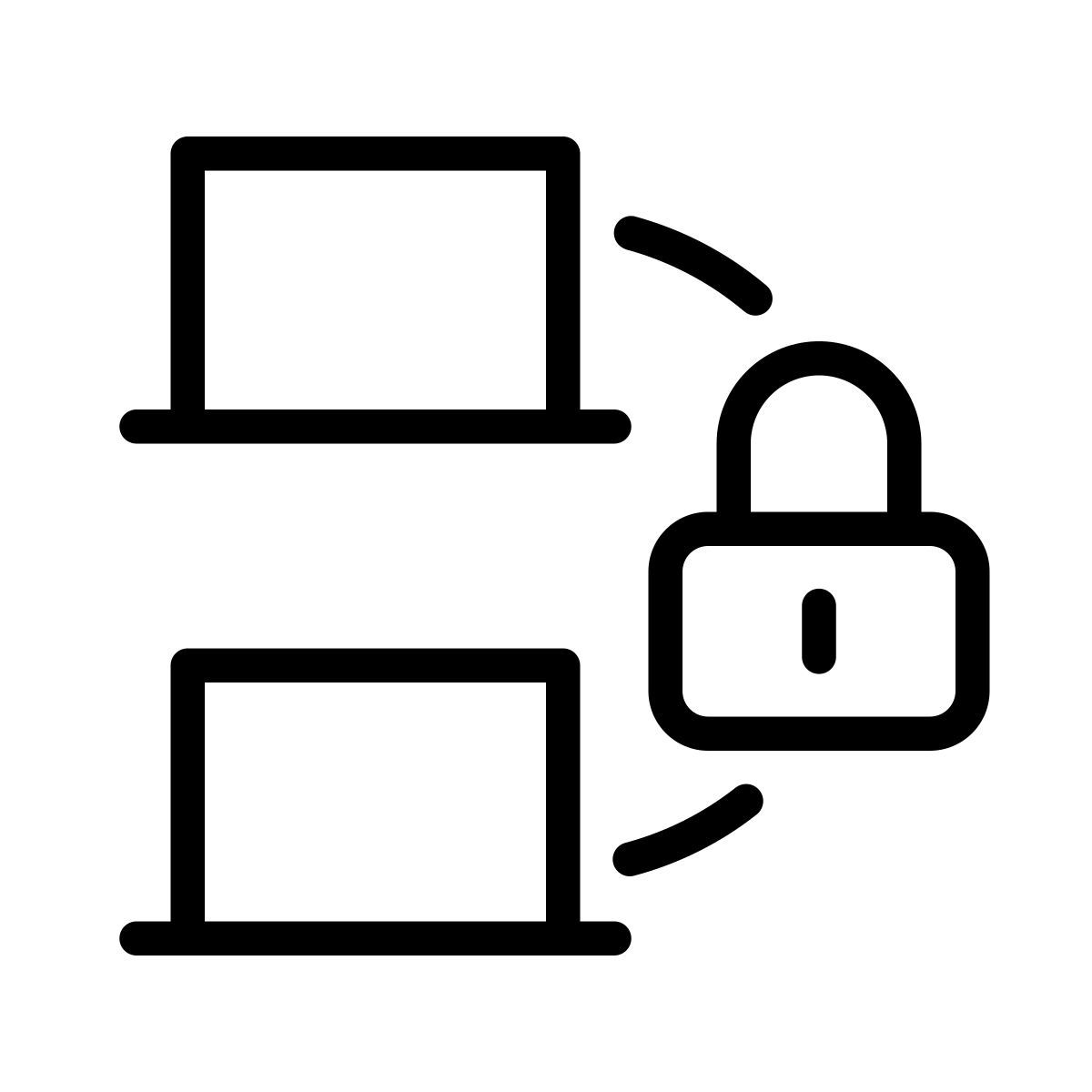 laptop lock web icon