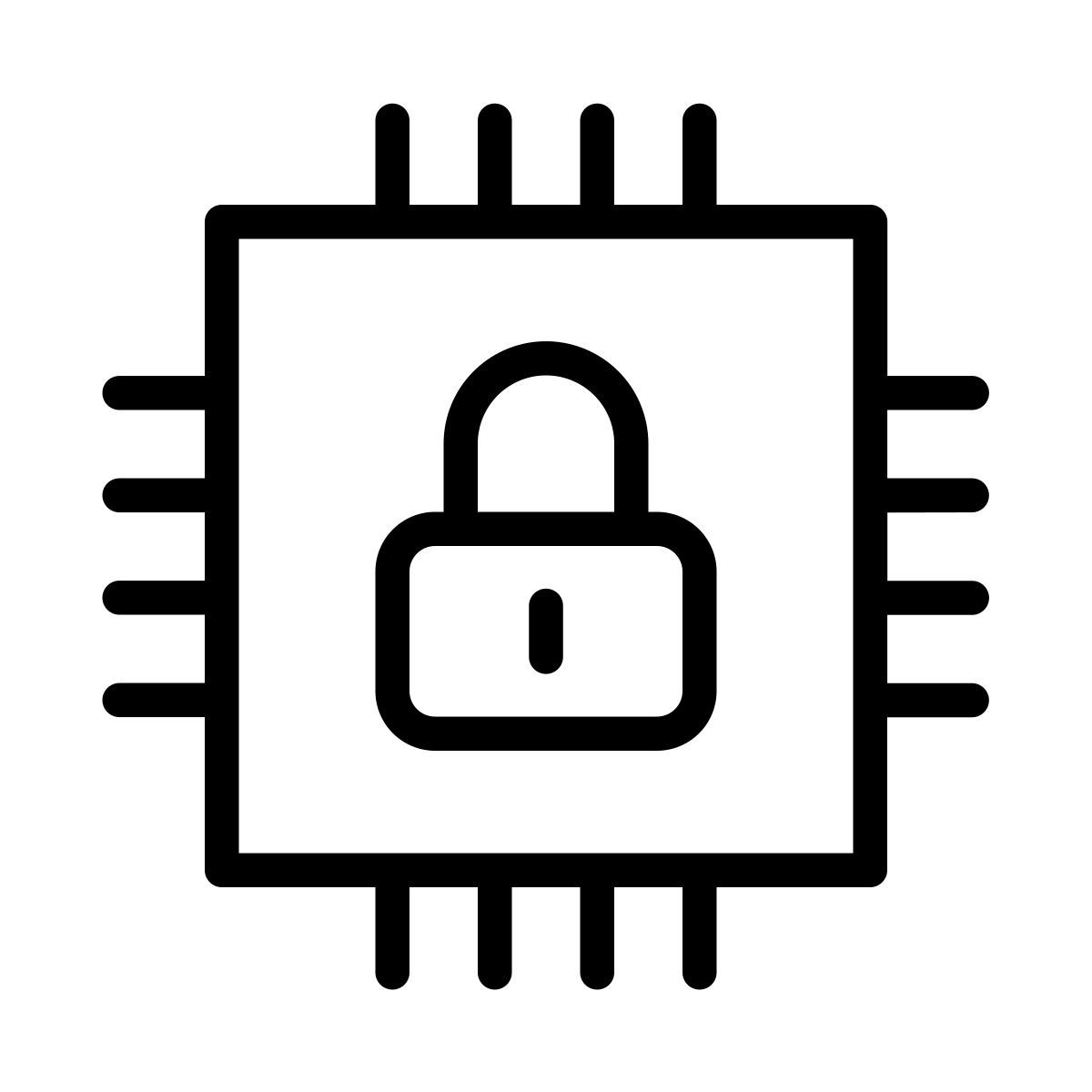 lock cpu icon