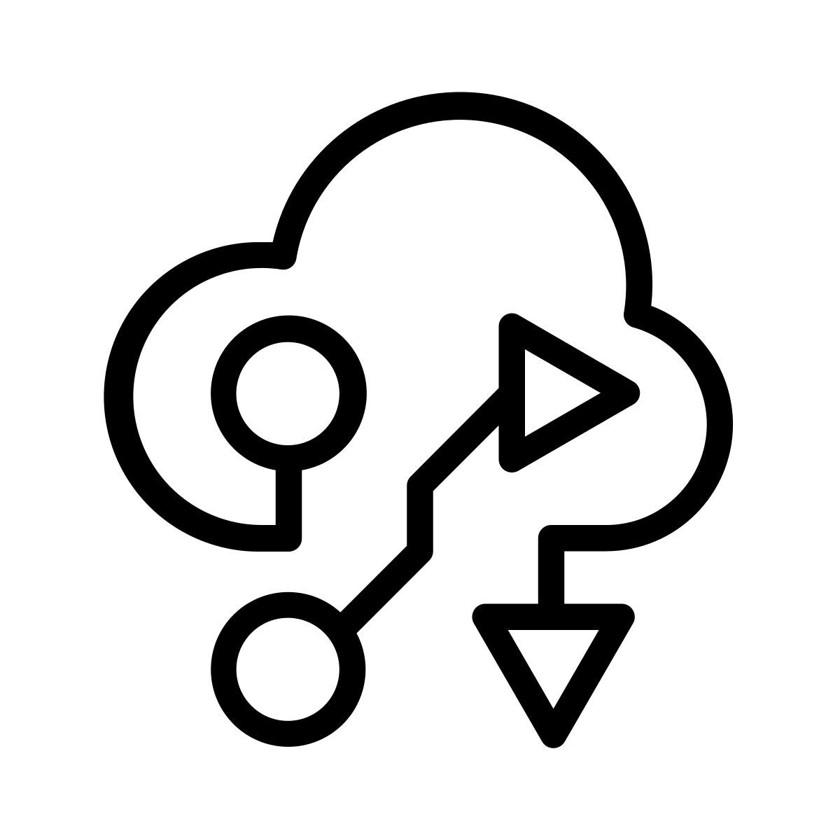 smart cloud icon