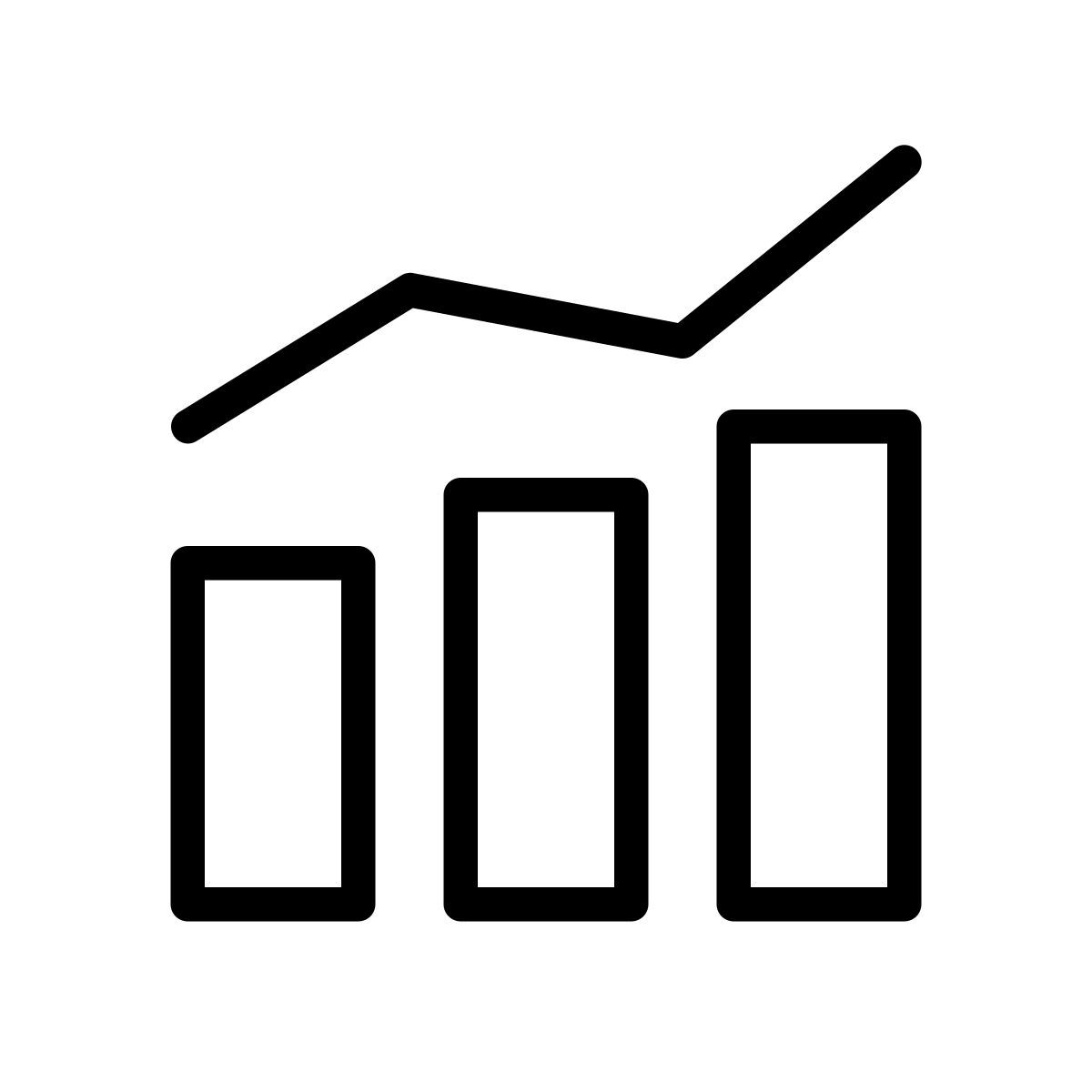 trend graph icon