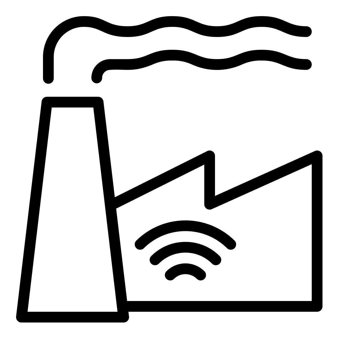 internet industriel des objets icon
