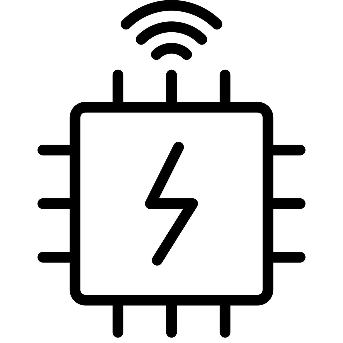 internet industriel des objets icon