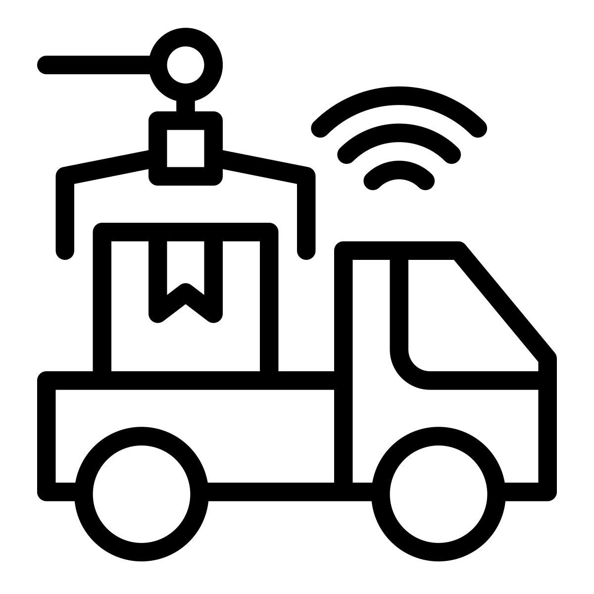 internet industriel des objets icon