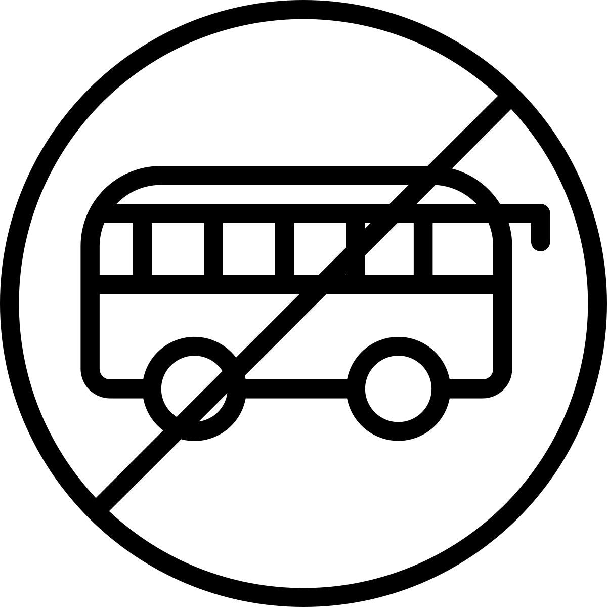 no bus icon