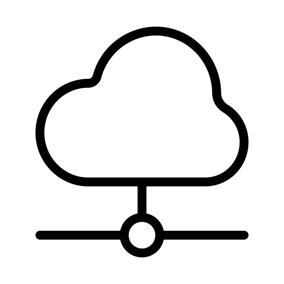 serve cloud icon