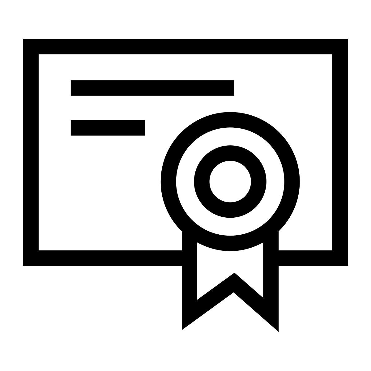certificate icon