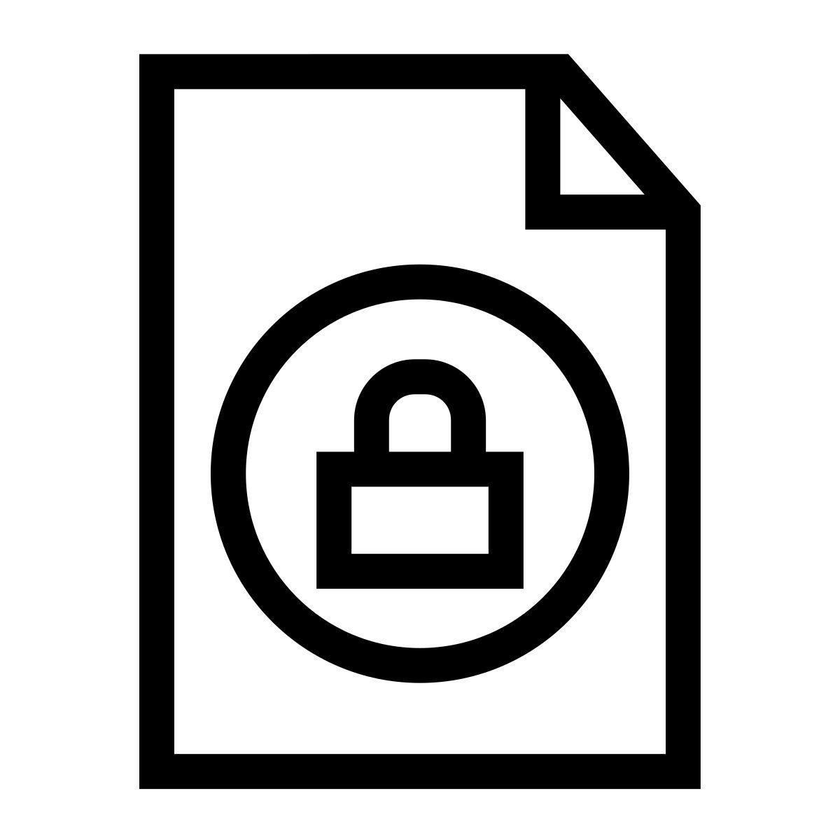 confidential document icon