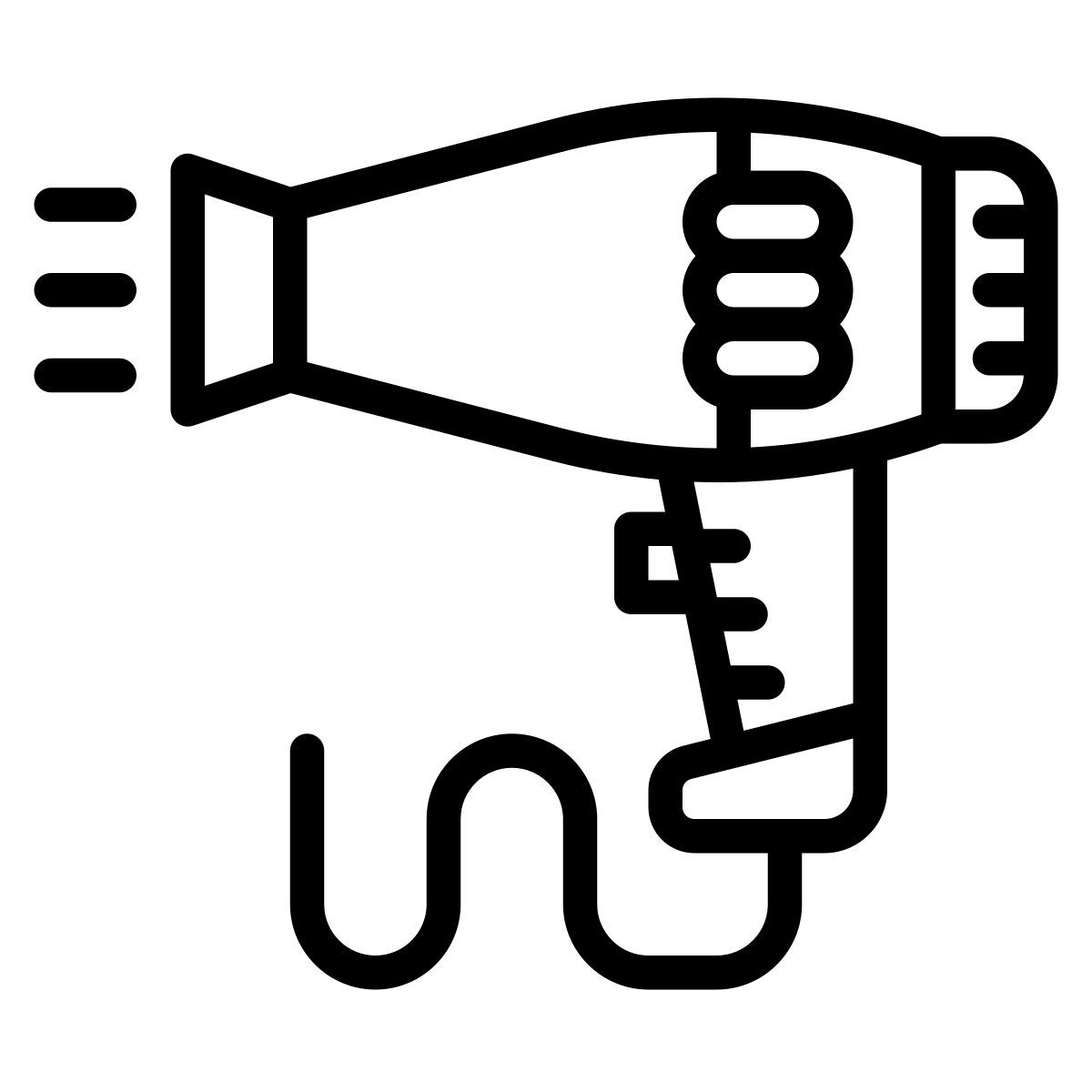 hair dryer icon