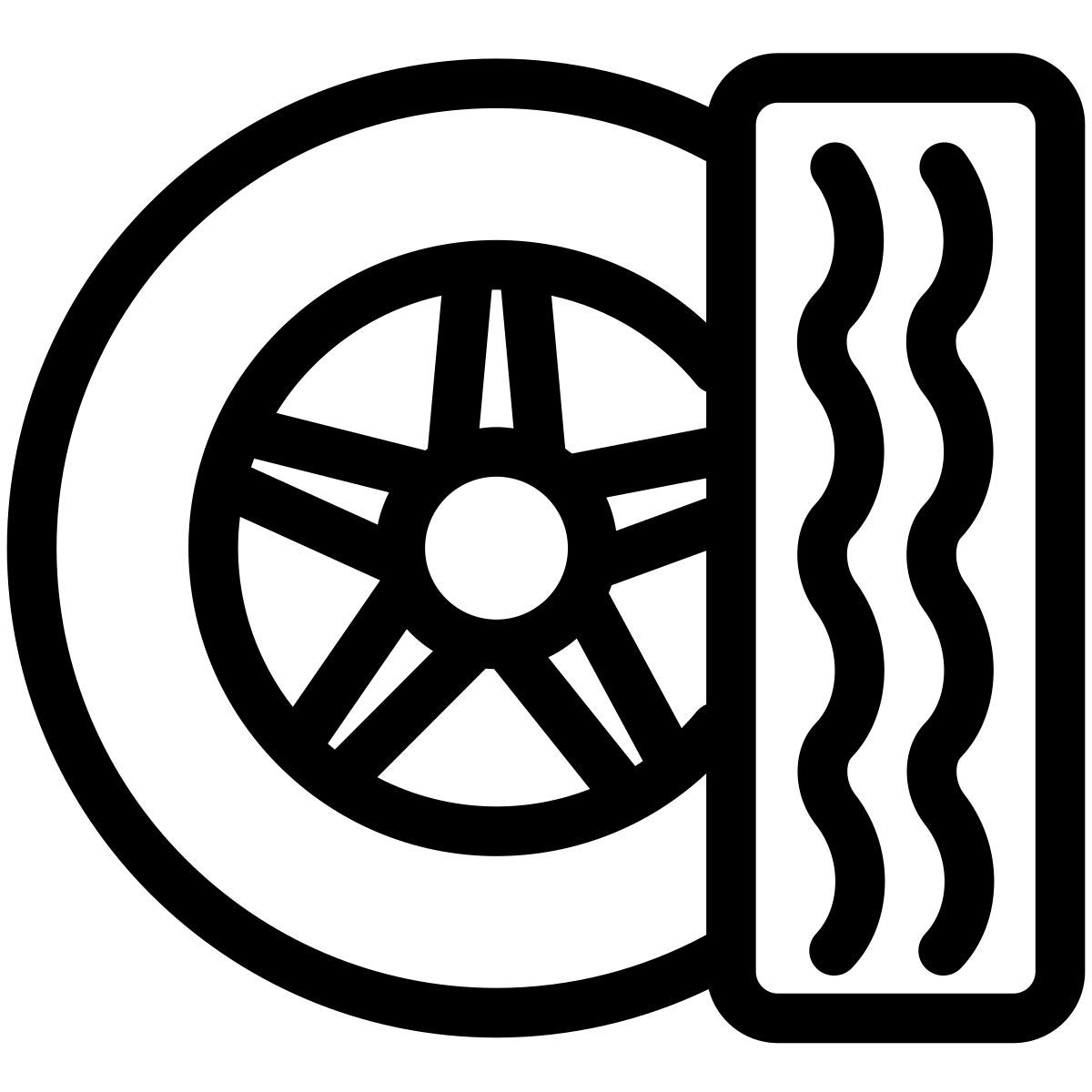 alloy wheels icon