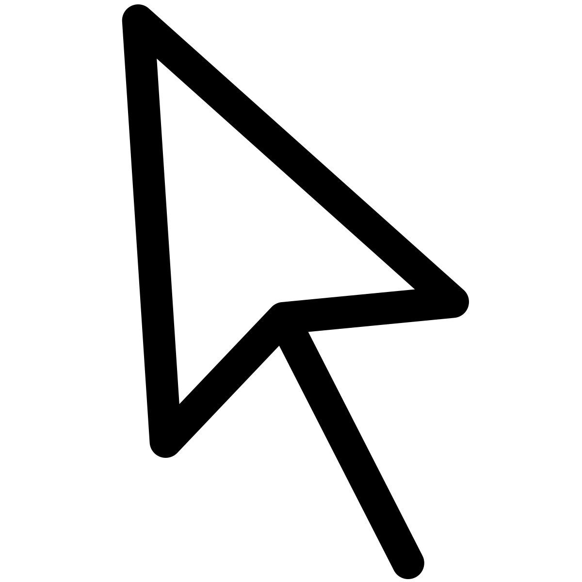 curseur fléché icon