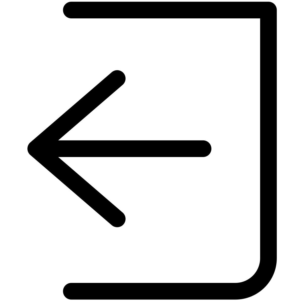 arrowleft icon