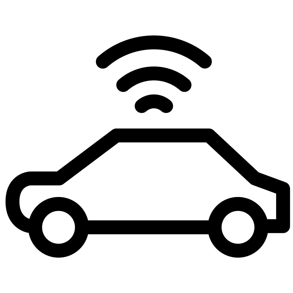 autonomous car icon