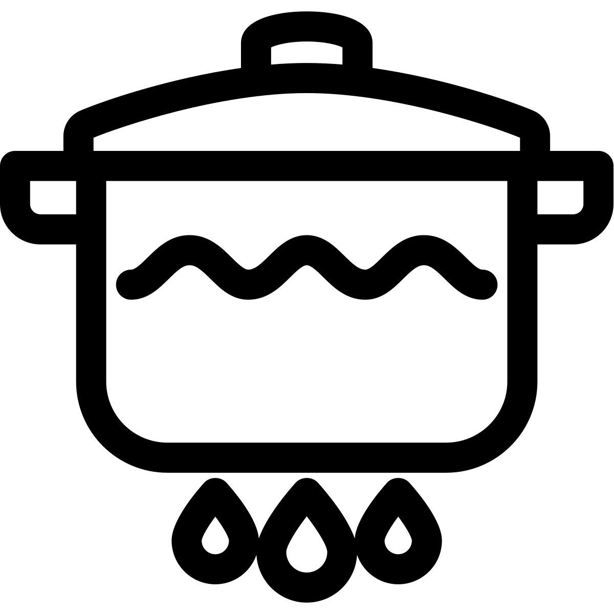 marmite bouillante icon