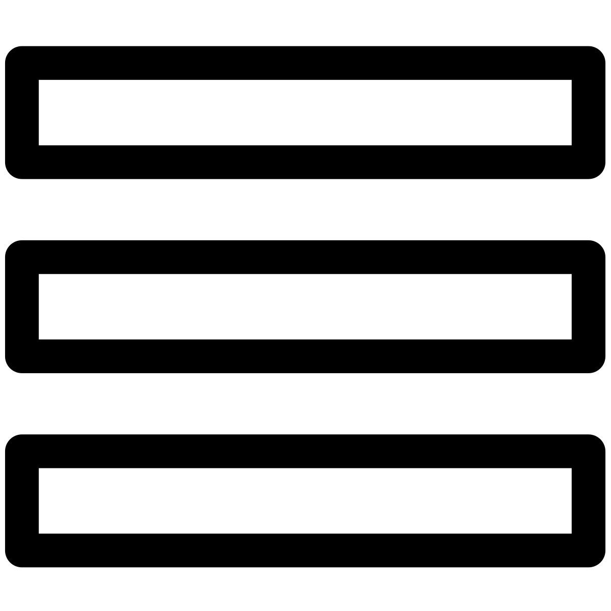 hamburger menu icon