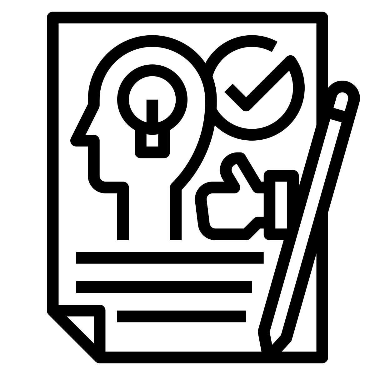 qualitative data icon icon