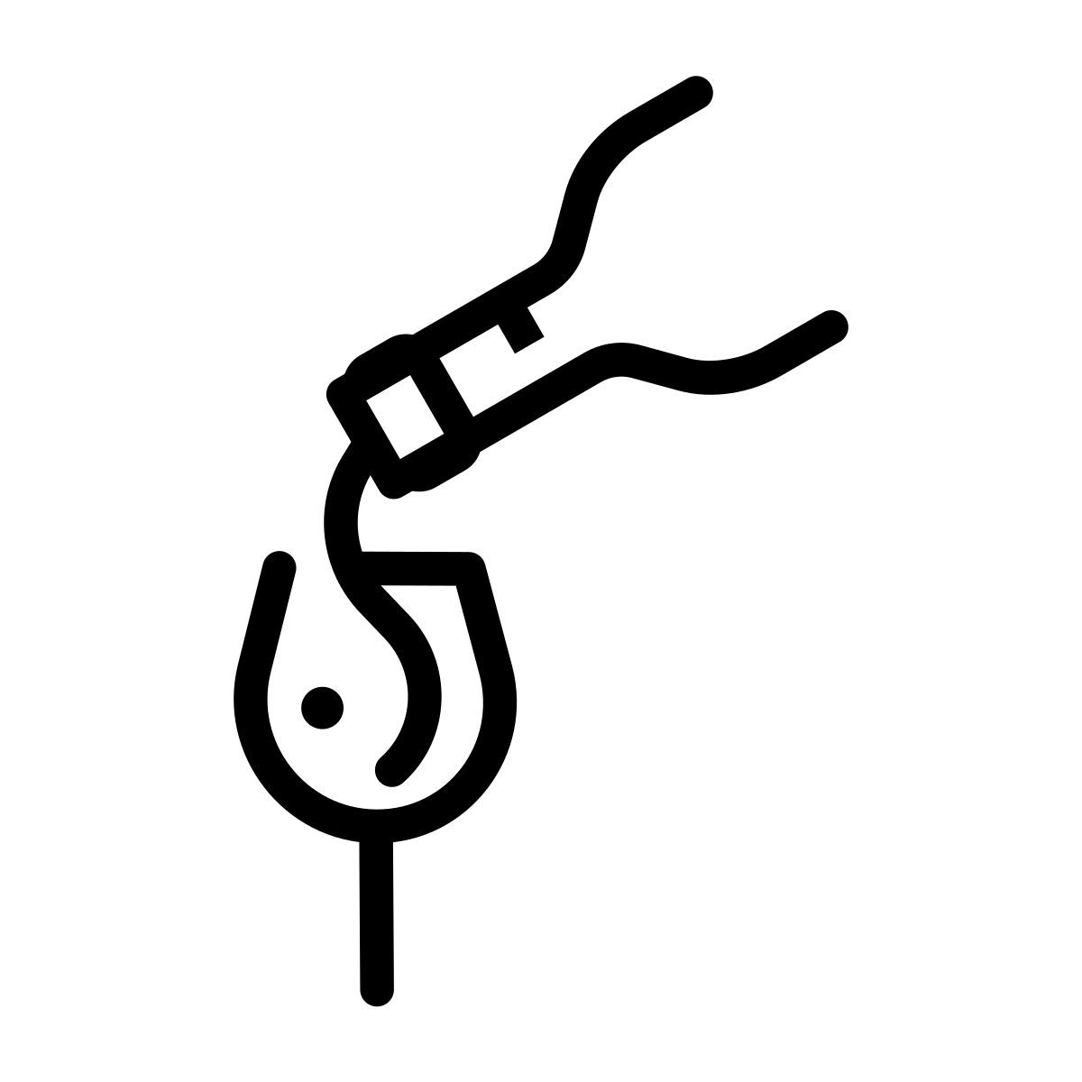 pour wine icon