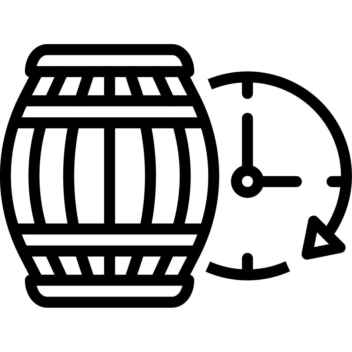 wine aging icon