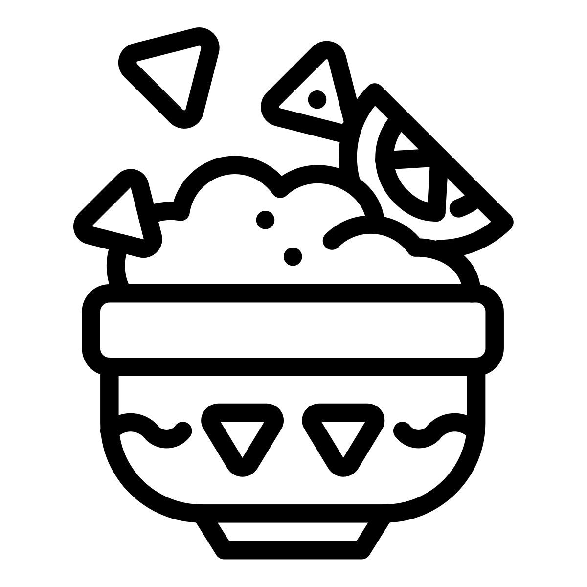 guacamole dip icon