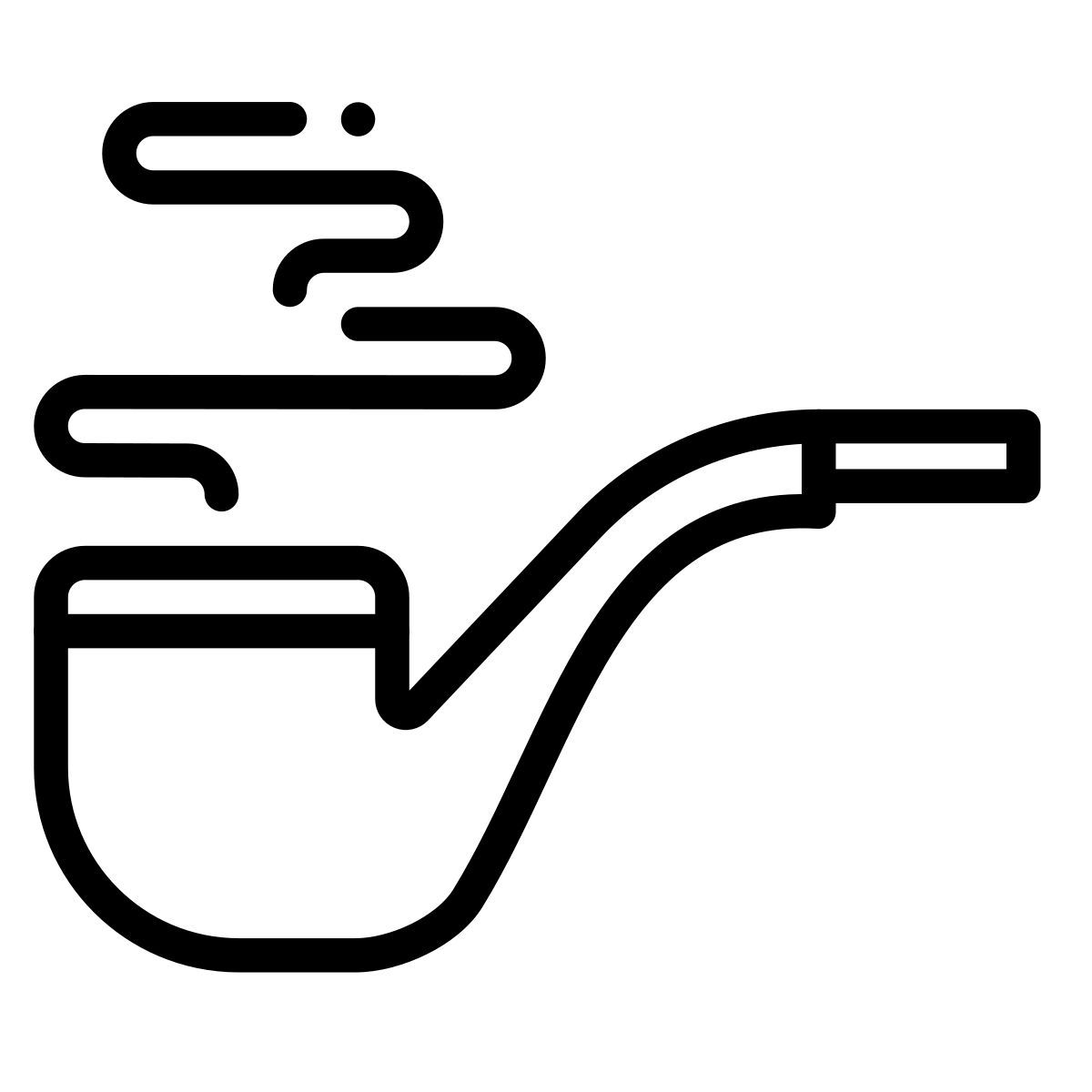 smoking pipe icon