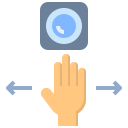 external gesture-the-new-normal-touchless-parzival-1997-flat-parzival-1997 icon