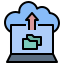 external cloud-storage-cybersecurity-and-data-privacy-parzival-1997-outline-color-parzival-1997 icon
