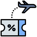 external discount-the-new-normal-travel-and-tourism-parzival-1997-outline-color-parzival-1997 icon