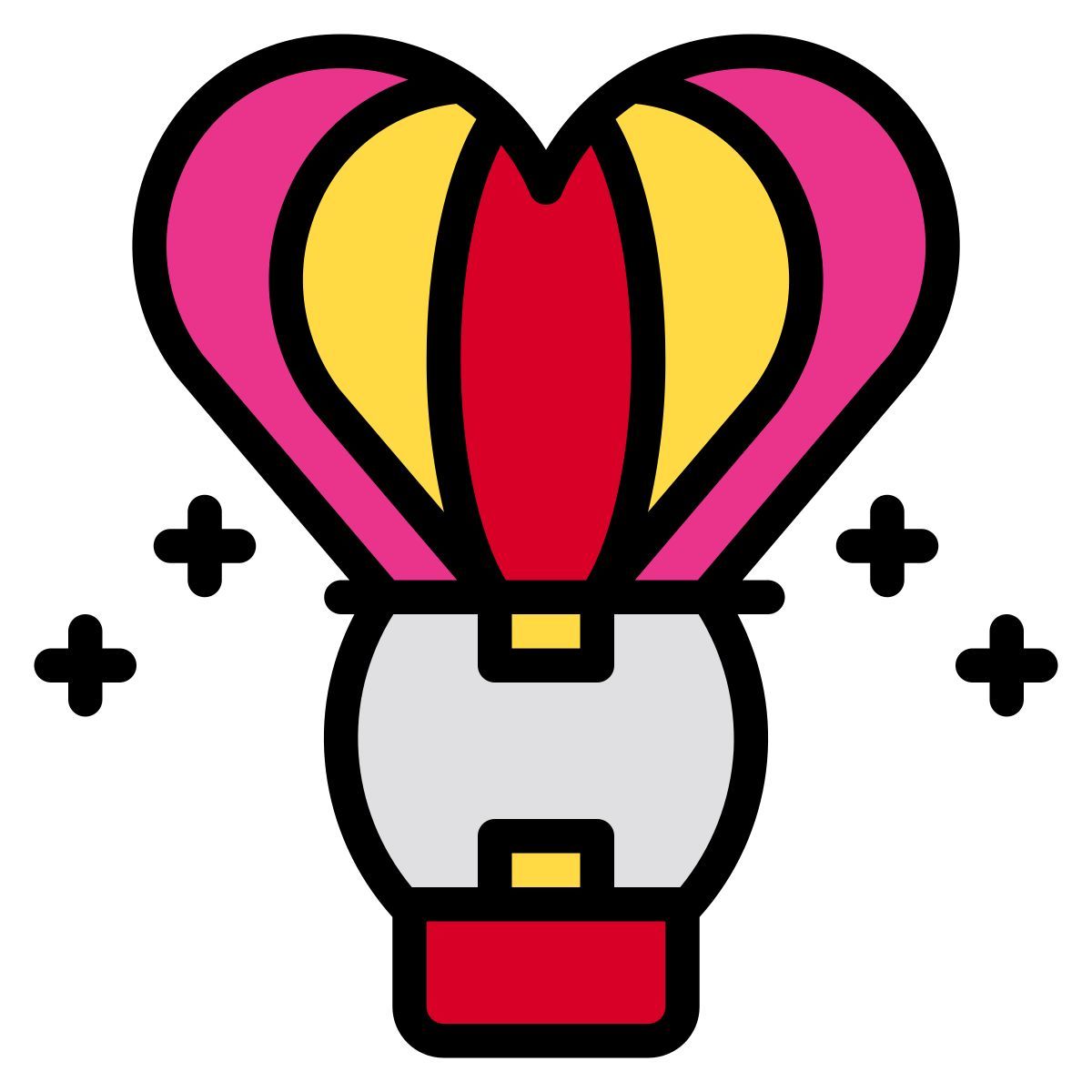 hot air balloon icon