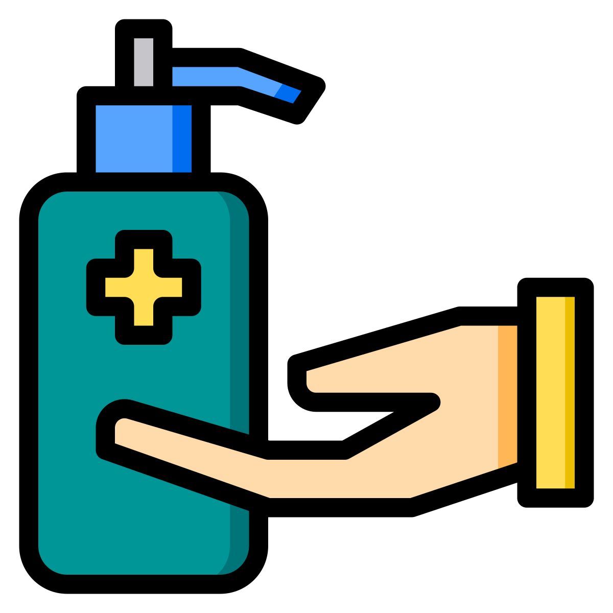 antibacterial gel icon