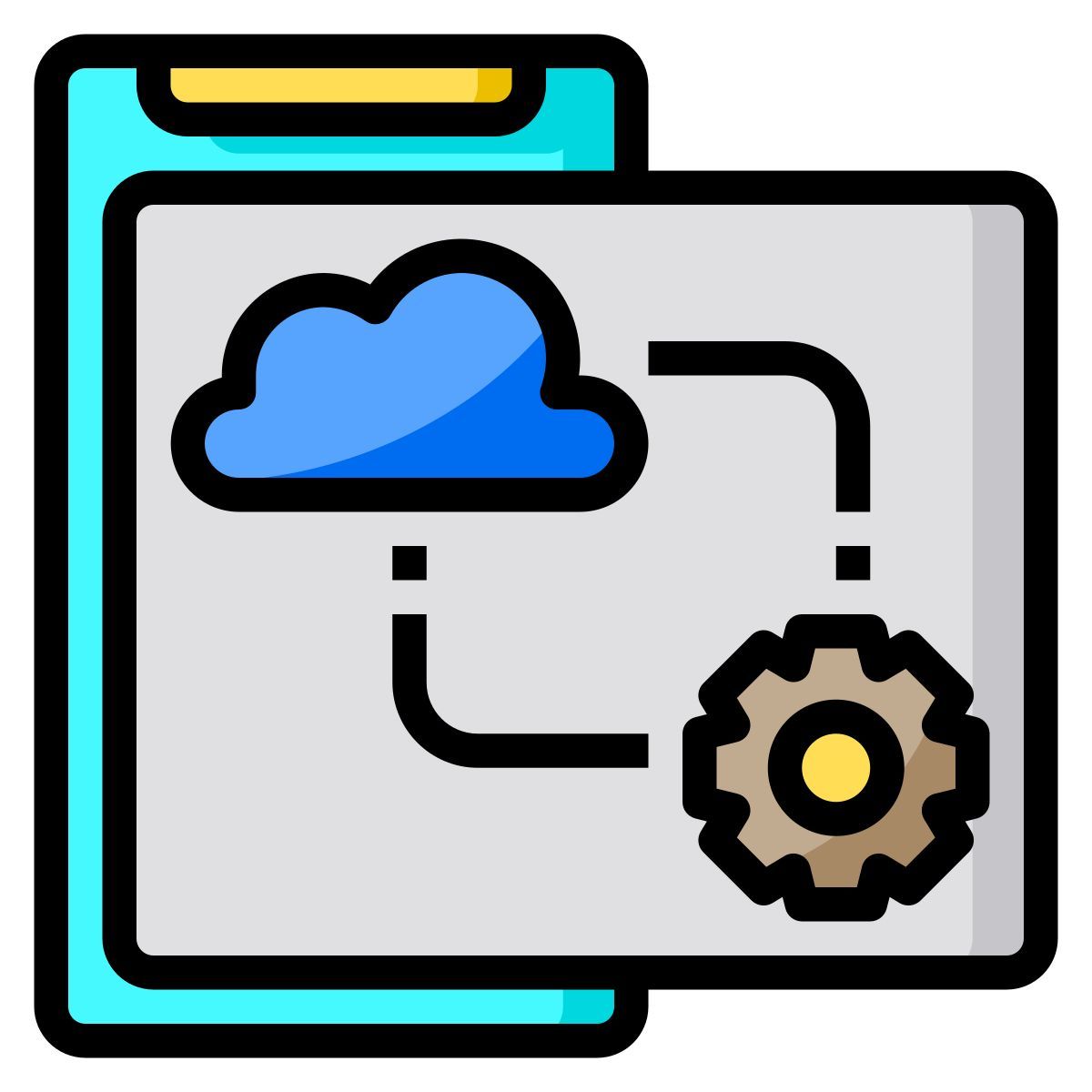 cloud settings icon