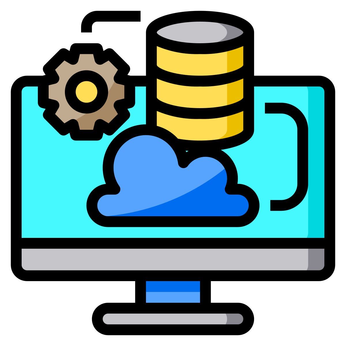cloud database settings icon