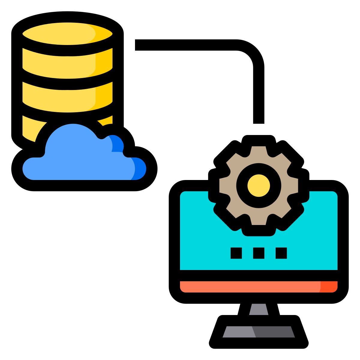data transfer icon