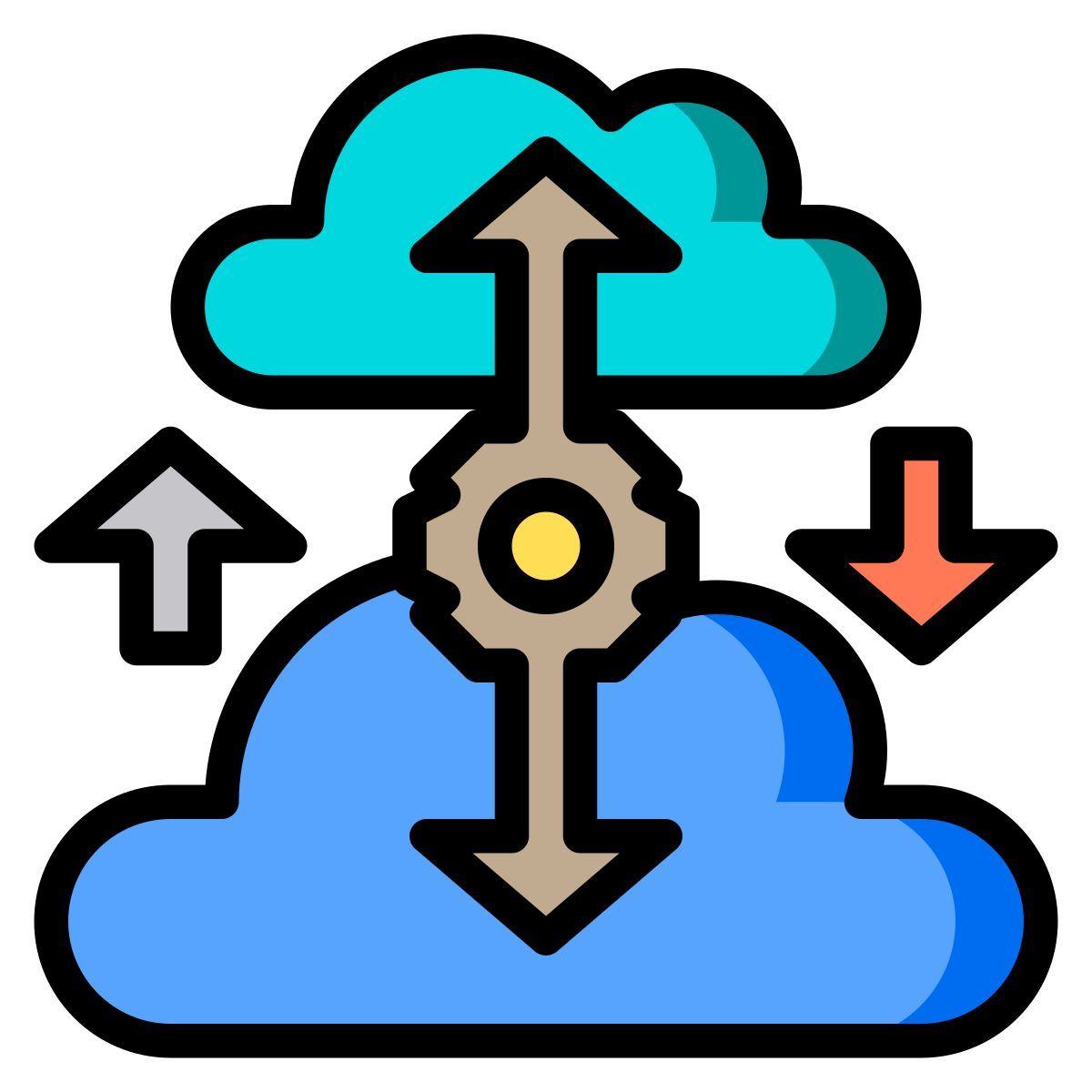 cloud settings icon
