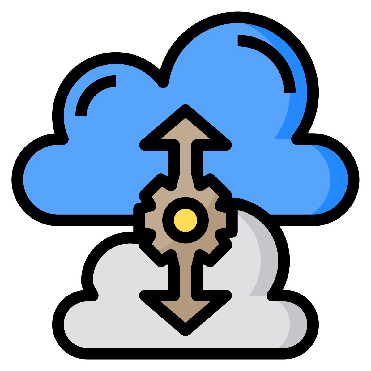 cloud settings icon
