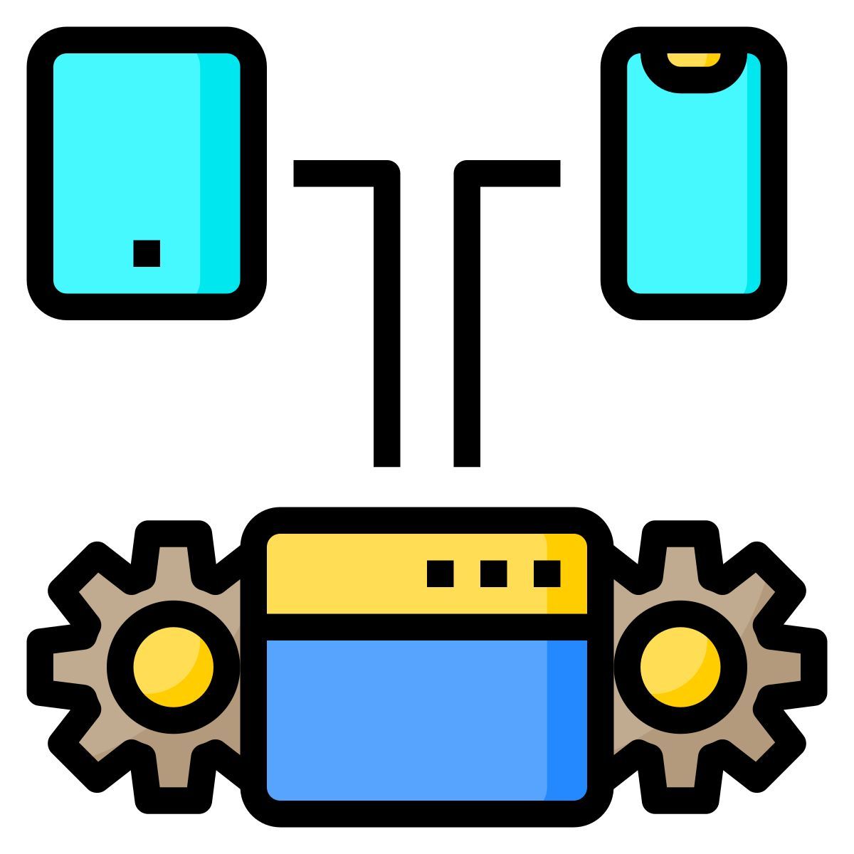 trasferisci dati icon