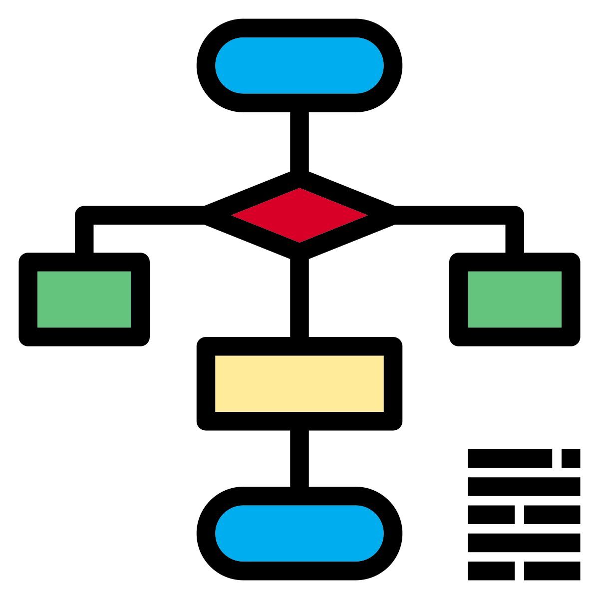 flow chart icon