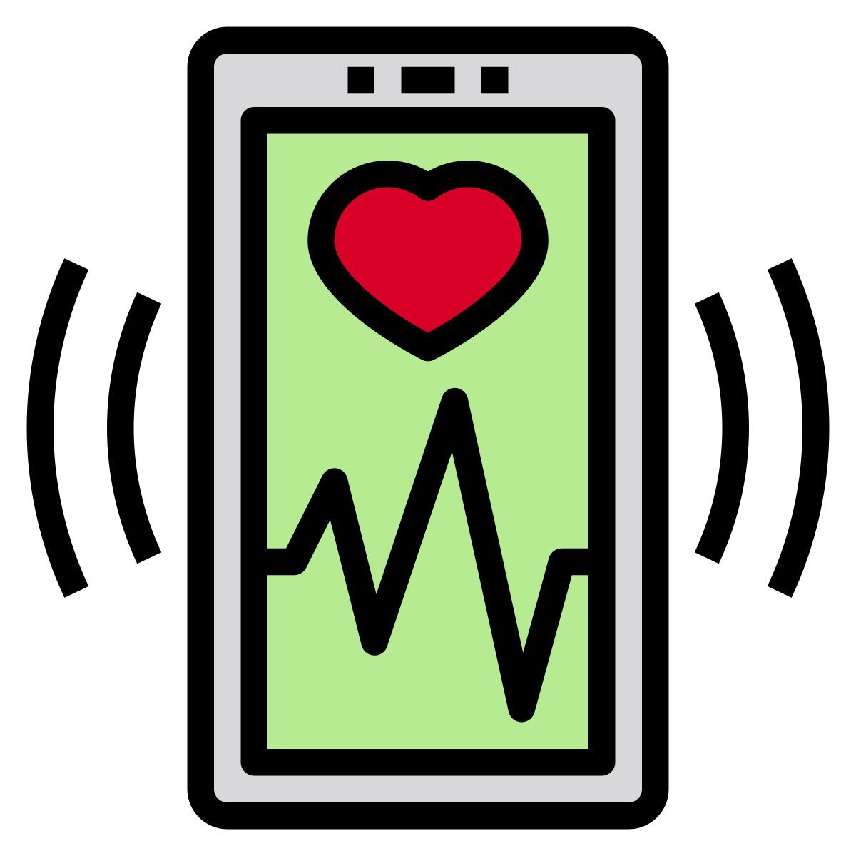 heart monitoring app icon