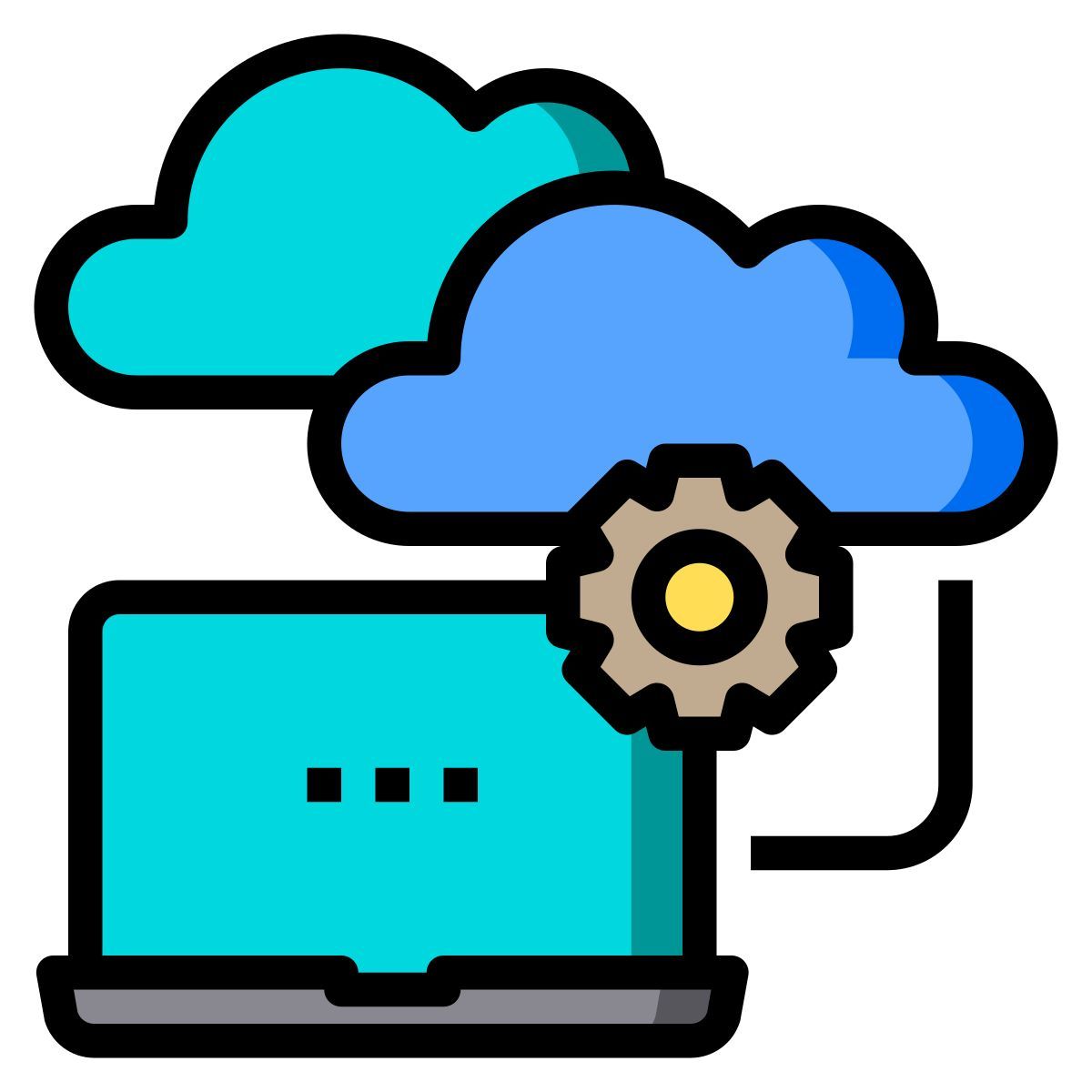 migrating data icon