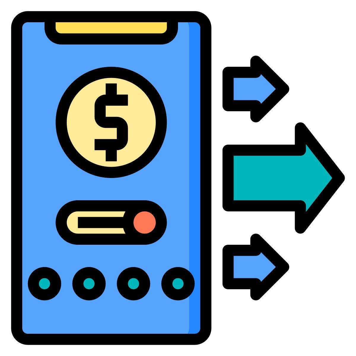 paiement mobile icon