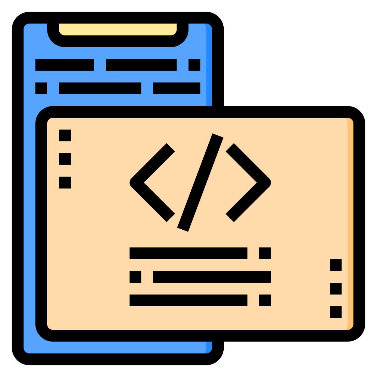 due smartphone icon