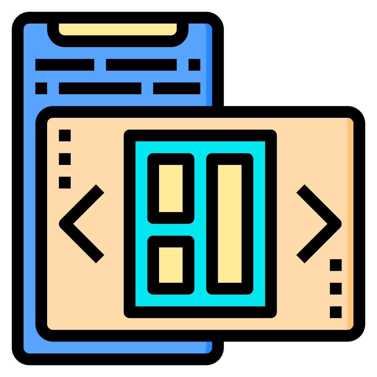 due smartphone icon
