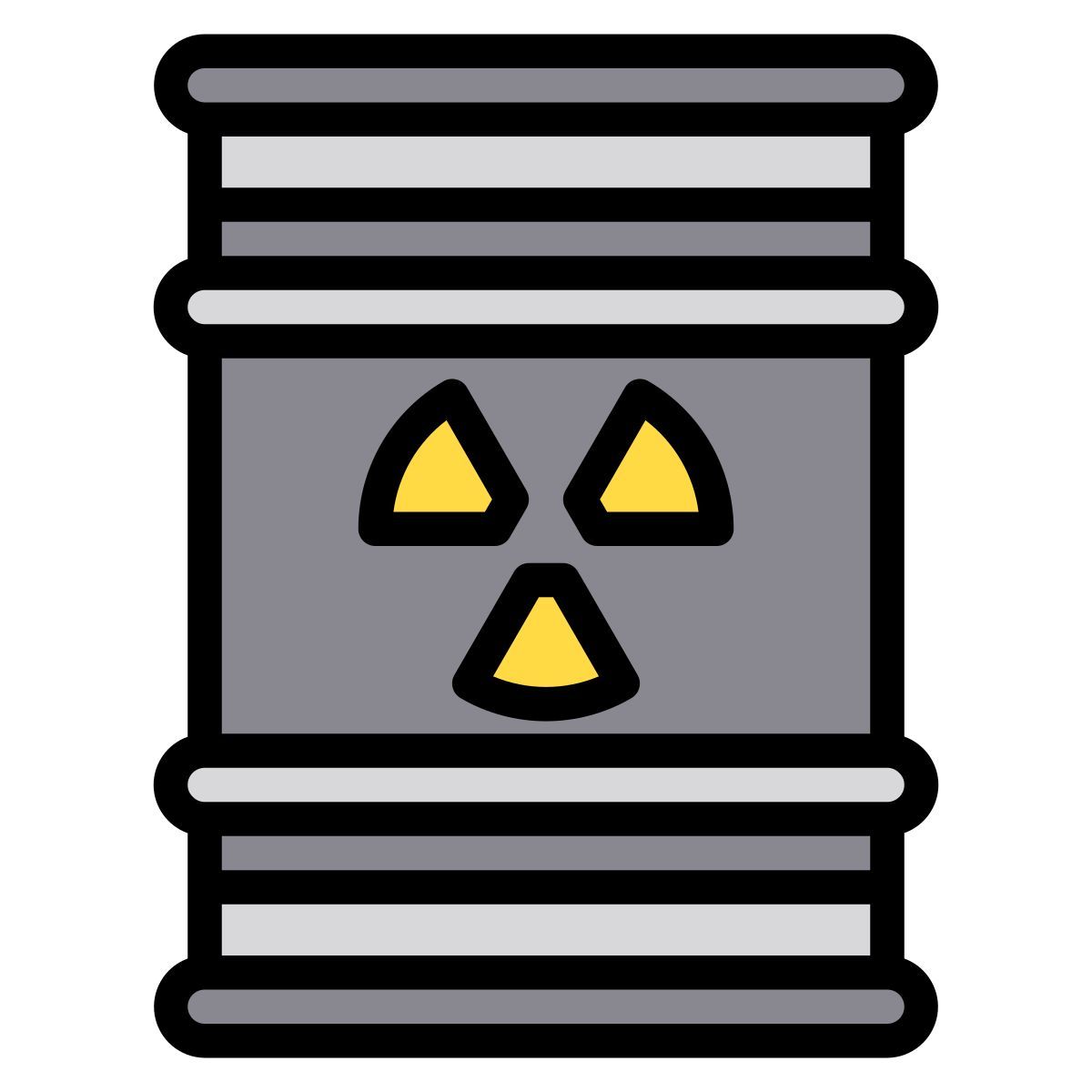radioactive waste icon