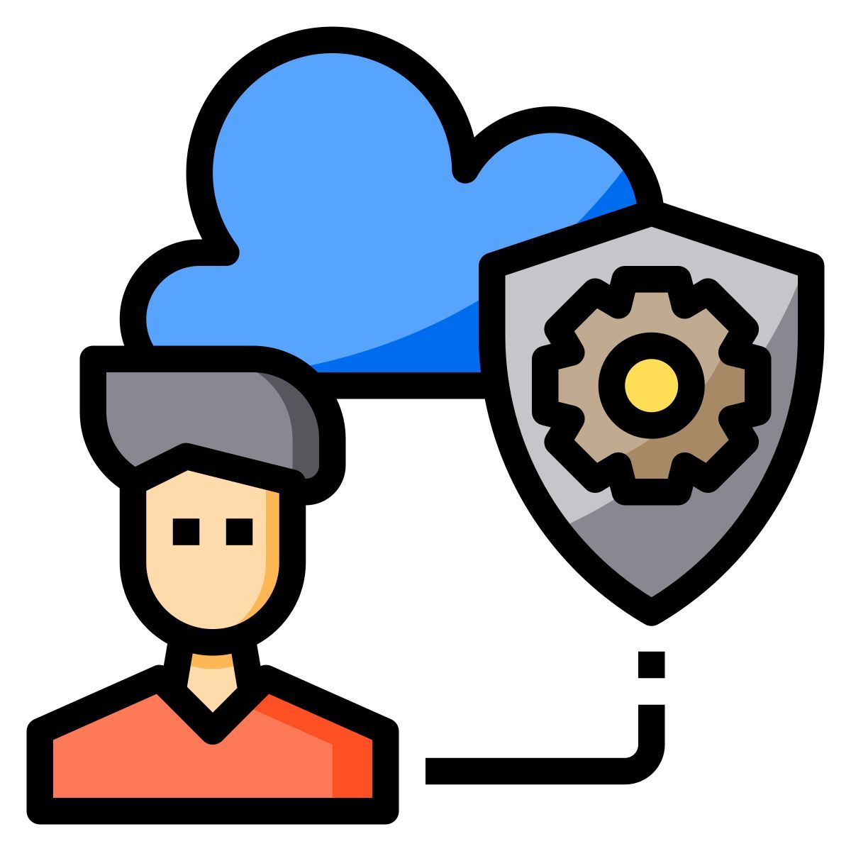 cloud security icon