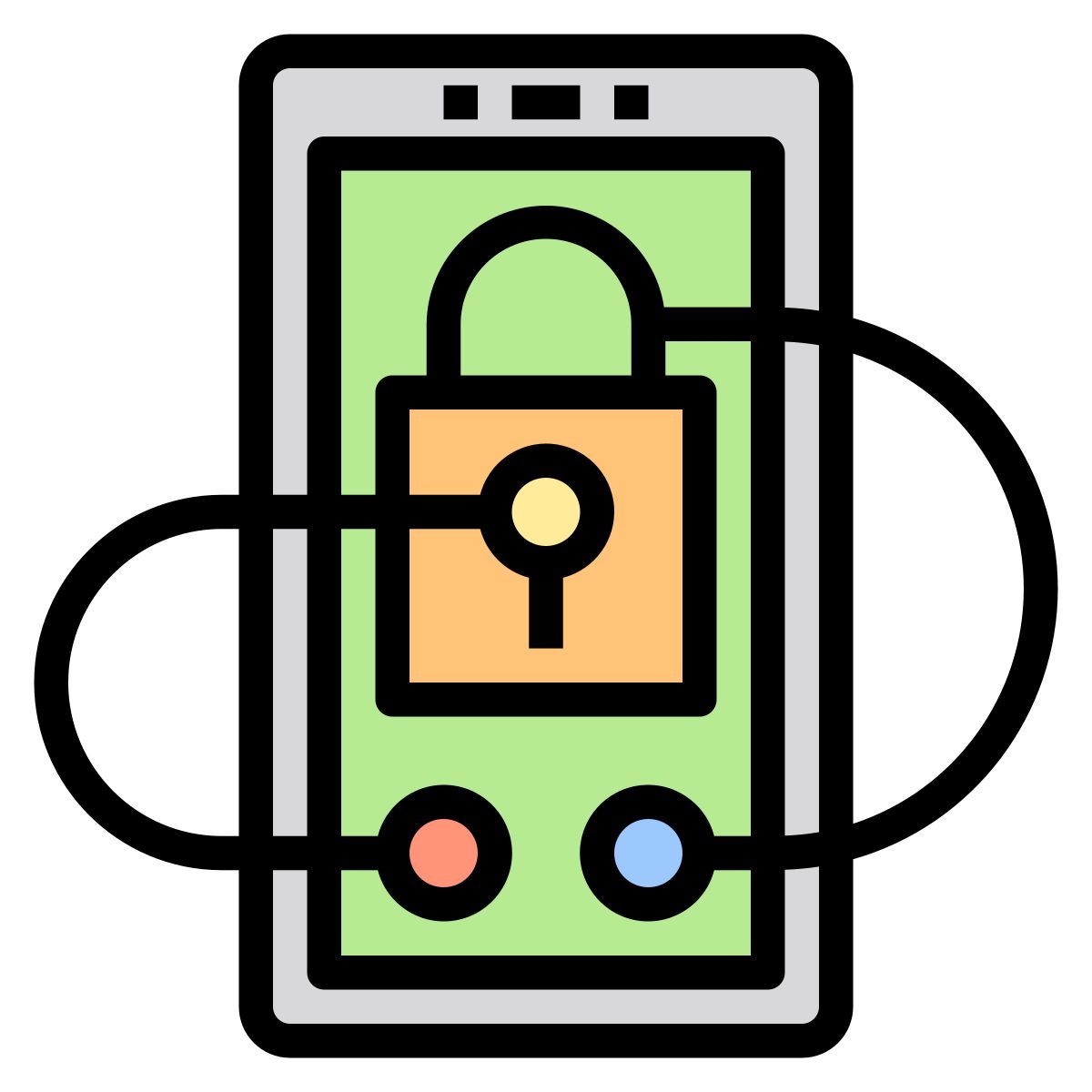 smartphone security icon