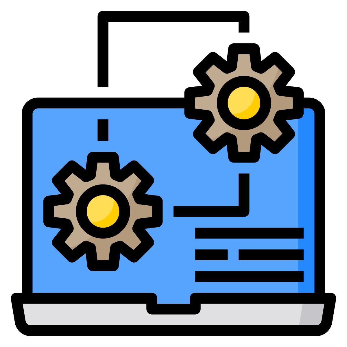 노트북 설정 icon